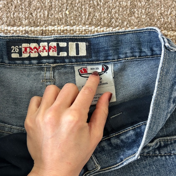 JNCO Blue Denim Jeans with Logo Detail - Picture 5 of 9